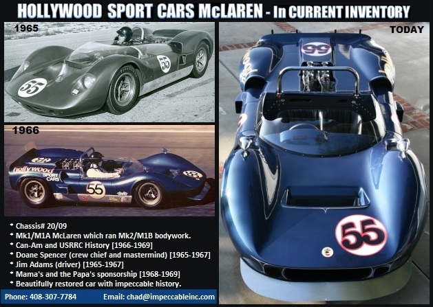 1965 Hollywood Sport Cars McLaren